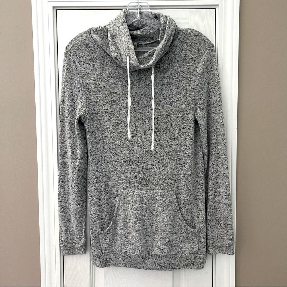 Charlotte Russe Grey Cow Neck Sweater Size XS